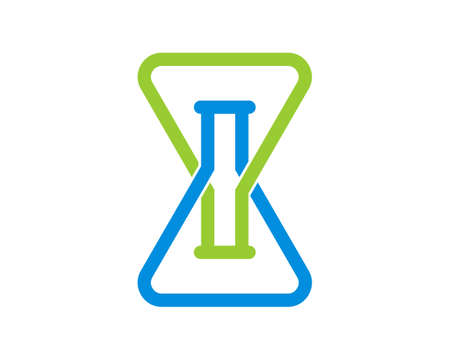 Infinity laboratory with test tube