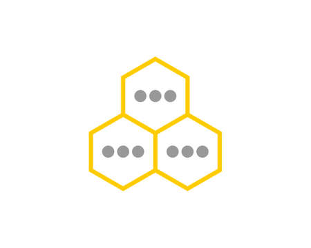 Beehive with dot bubble chat insideのイラスト素材