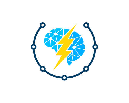 Circular circuit technology with brain and lightning inside