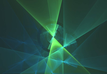 Laser rays backgroundの写真素材