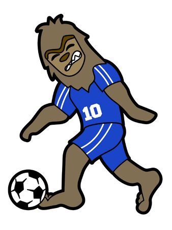 Bigfoot Soccerのイラスト素材