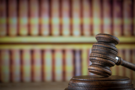 Gavel and booksの写真素材