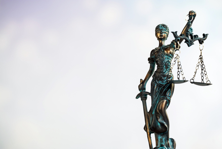 Law concept with symbol, justice. law justice lawyer attorney themisの写真素材