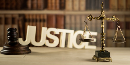 Law symbols. Lawyer theme.の写真素材