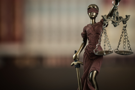 Symbols for balance and power in law and court, ?ã ???c ch?nの写真素材