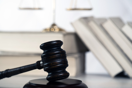 Symbol of law and justice, law and justice concept.の写真素材