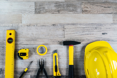 Yellow Constructor tools