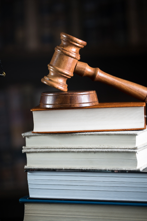 Law Concept. Judges gavel