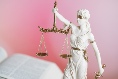 Themis in the Lawyer Officeの写真素材