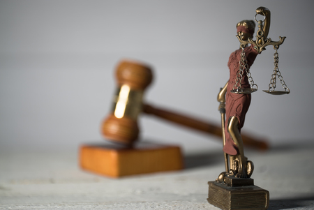 Statue justiceの写真素材
