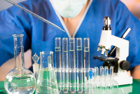 Science laboratory researchの写真素材