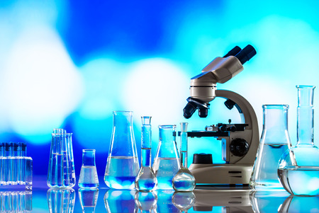 Science experiment concept background.の写真素材