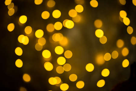 golden bokeh backgroundの写真素材