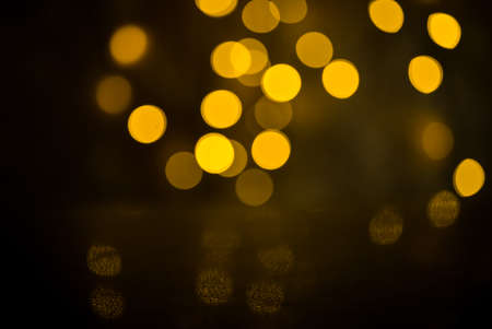golden bokeh backgroundの写真素材