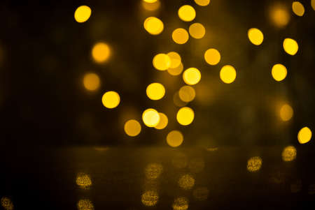 golden bokeh backgroundの写真素材