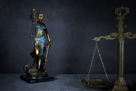 Law and justice concept.の写真素材