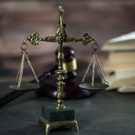 Law concept with symbol, justice.の写真素材