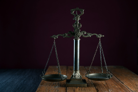 Law and justice conceptの写真素材