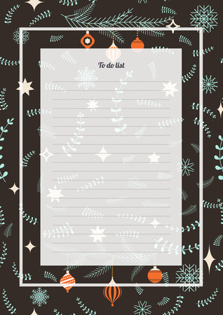 Flowers poster christmas template seamless pattern vintageのイラスト素材