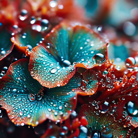 Water droplets on ginkgo biloba leaf, close upの素材