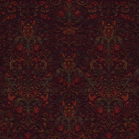 Seamless pattern with decorative ornament. Vintage background. Vector illustration.の素材