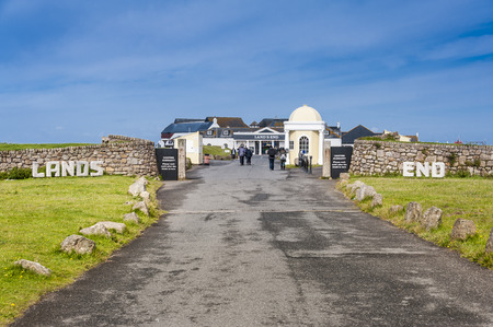 Land's End, Cornwall, Englandのeditorial素材
