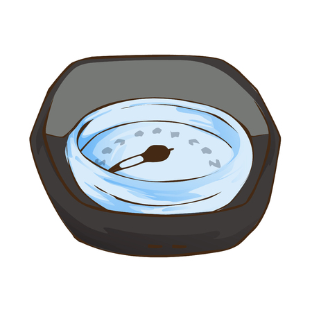 Vector Illustration Scales isolatedのイラスト素材