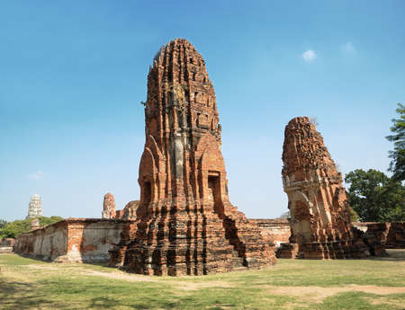 Pagodas in Ayutthaya, medieval capital of Thailandのeditorial素材
