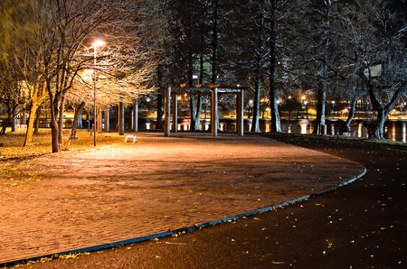 City landscape capture at nighttimeの写真素材