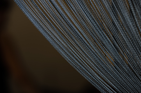 Stylish dark window shadesの写真素材