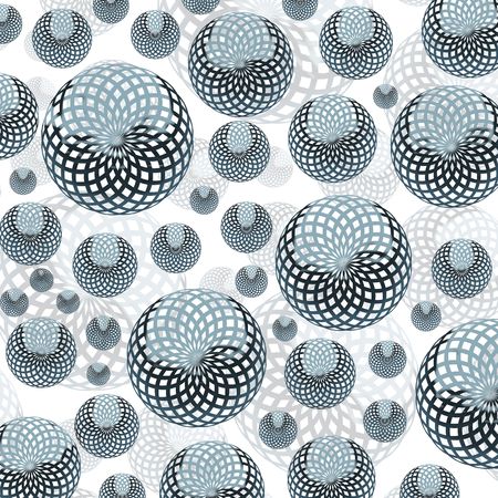 pattern  in the manner of  several spherical objects  の写真素材