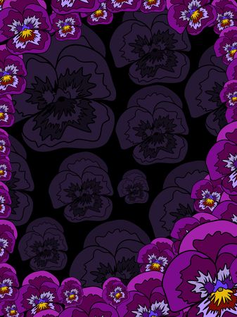 pattern  in the manner of  flowers  の写真素材