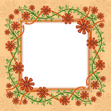 pattern  in the manner of  several  flowers  の写真素材