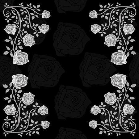 pattern  in the manner of  several  flowers  の写真素材