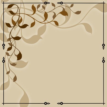 pattern  in the manner of  branches and leaves   の写真素材