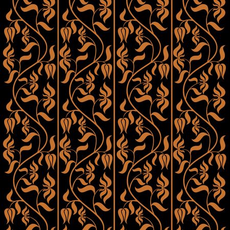 pattern  in the manner of  branches and leaves   の写真素材