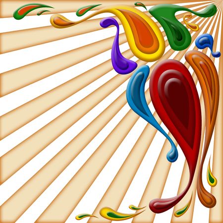 pattern  in the manner of  twisted  figure の写真素材