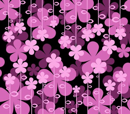 pattern  in the manner of  several  flowers  の写真素材