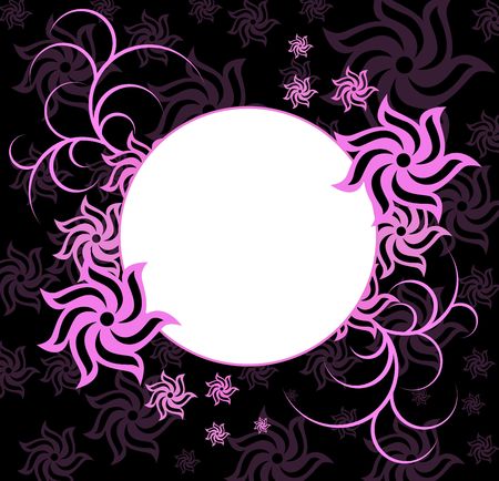 pattern  in the manner of  several  flowers  の写真素材