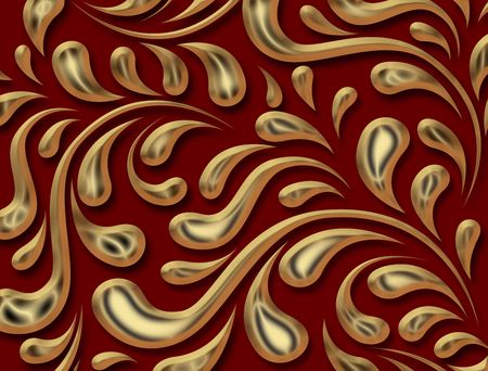 pattern in the manner of  twisted figures の写真素材