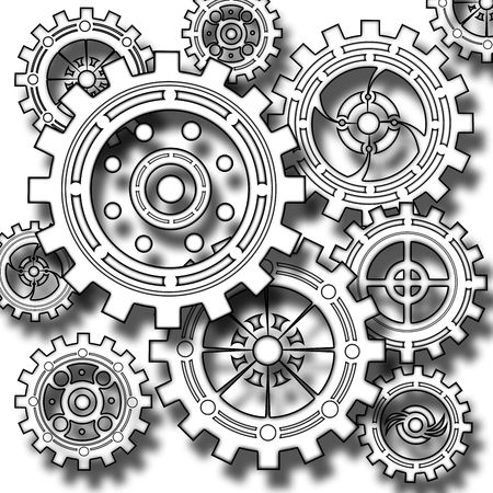 pattern  in the manner of  several spherical objects  の写真素材