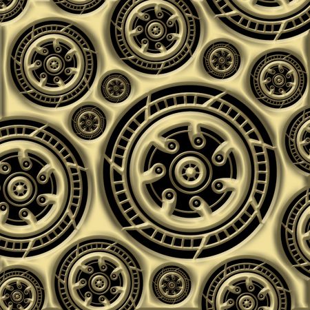 pattern  in the manner of  several spherical objects  の写真素材