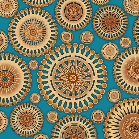 pattern  in the manner of  several spherical objects   の写真素材