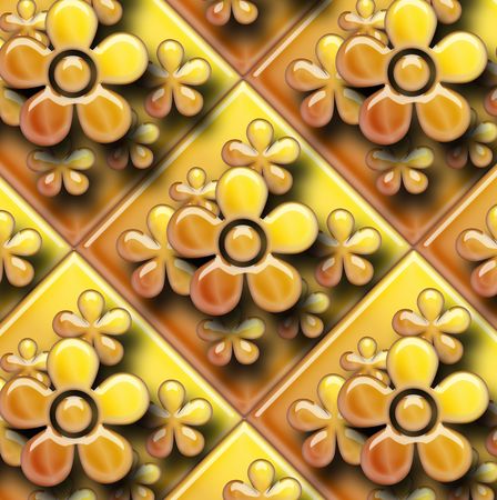 pattern in the manner of several  flowers の写真素材