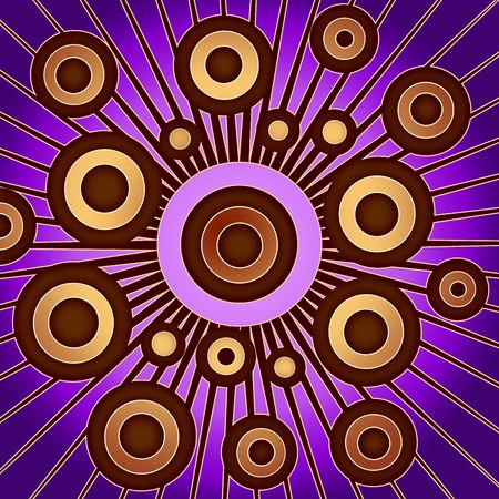 pattern  in the manner of  several spherical objects の写真素材