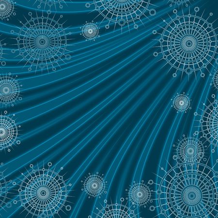 pattern  in the manner of  unusual snowflakes  の写真素材