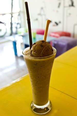 chocolate shakeの写真素材