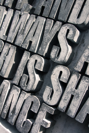 gray letters background image. Landmark - location Wellington, North Island, New Zealandの写真素材