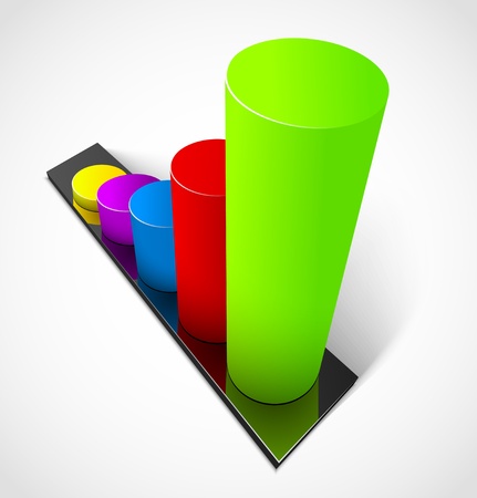 Business graphsのイラスト素材