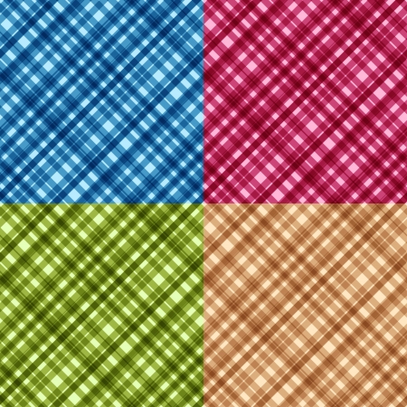 Seamless pattern with colorful diagonal lines. illustration lorful Diagonal Lines. Vector Illustrationのイラスト素材